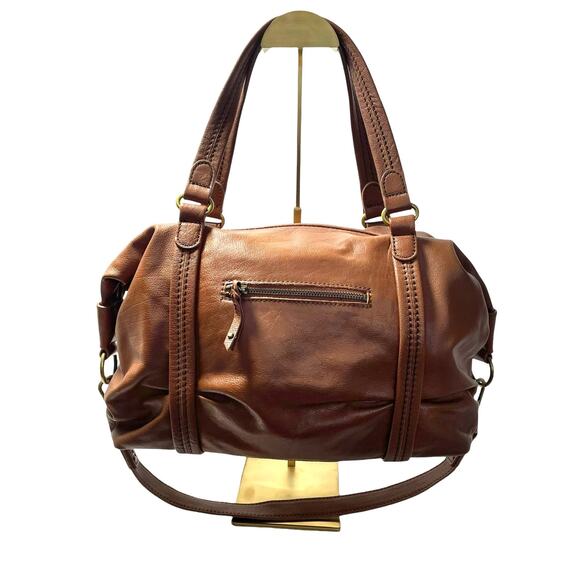 the sak Leather Duffel Satchel (Brown) - Picture 4 of 11